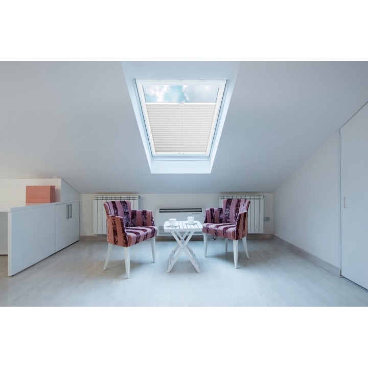 Plisa dachowa Z nadrukiem Biała 2001