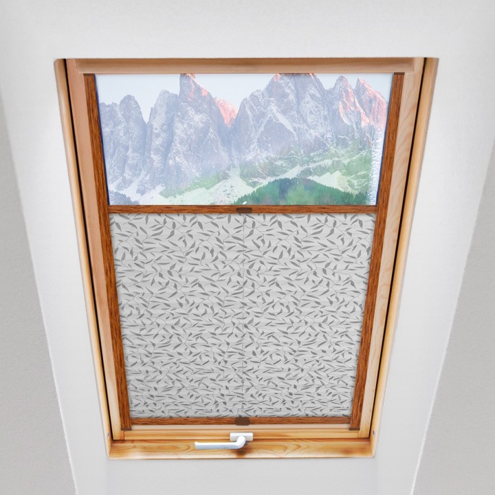 Plisa dachowa Z nadrukiem Szara 1002