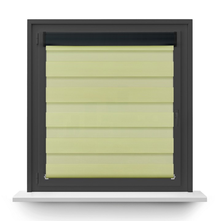 Roleta w kasecie PCV Dzień Noc Przyciemniająca Bahama XXIII bez prowadnic Zielona Bh2306