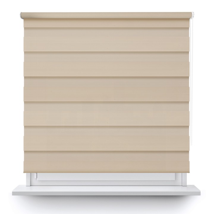 Roleta wolnowisząca Dzień Noc Zaciemniająca Margaret Beżowa Mrg 2