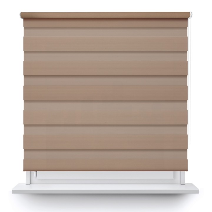 Roleta wolnowisząca Dzień Noc Zaciemniająca Margaret Beżowa Mrg 3