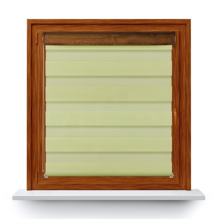 Roleta w kasecie PCV Dzień Noc Przyciemniająca Bahama XXIII bez prowadnic Zielona Bh2306