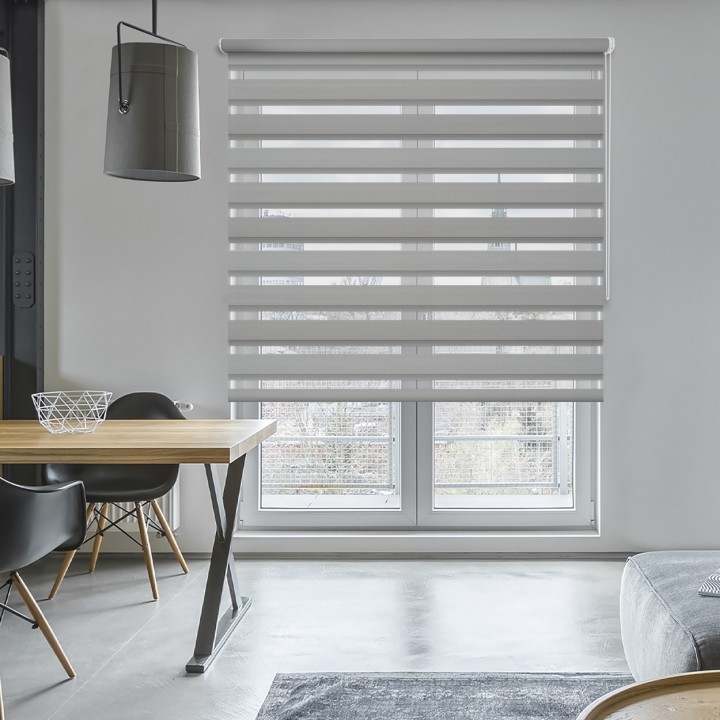 Roleta wolnowisząca Dzień Noc Zaciemniająca Margaret Jasnoszara Mrg 7