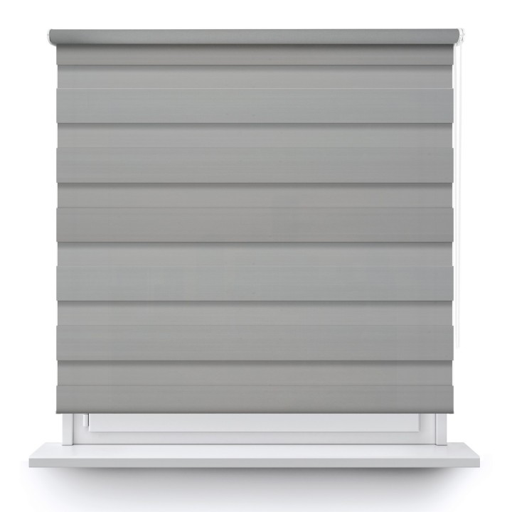 Roleta wolnowisząca Dzień Noc Zaciemniająca Margaret Jasnoszara Mrg 7