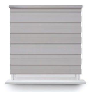 Roleta wolnowisząca Dzień Noc Zaciemniająca Margaret Szara Mrg 4