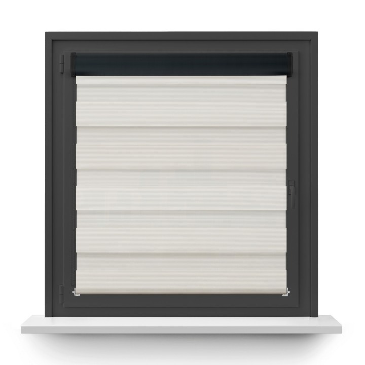 Roleta w kasecie PCV Dzień Noc Przyciemniająca Bahama XXIII bez prowadnic Jasnokremowa Bh2301