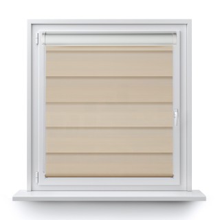 Roleta w kasecie aluminium Dzień Noc Zaciemniająca Margaret Beżowa Mrg 2