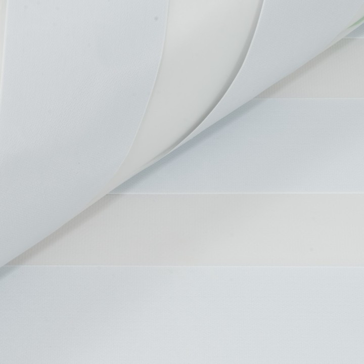 Roleta w kasecie aluminium Dzień Noc Zaciemniająca Margaret Biała Mrg 1