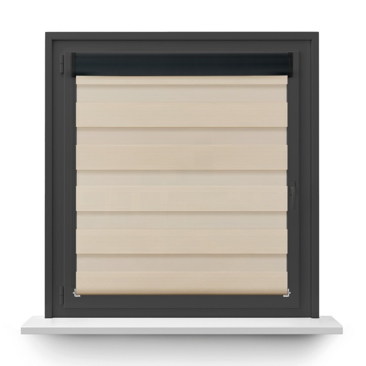 Roleta w kasecie PCV Dzień Noc Przyciemniająca Bahama XXIII bez prowadnic Beżowa Bh2303