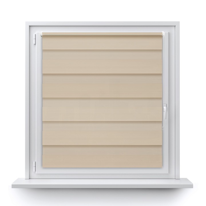 Roleta Mini Dzień Noc Zaciemniająca Margaret Beżowa Mrg-02