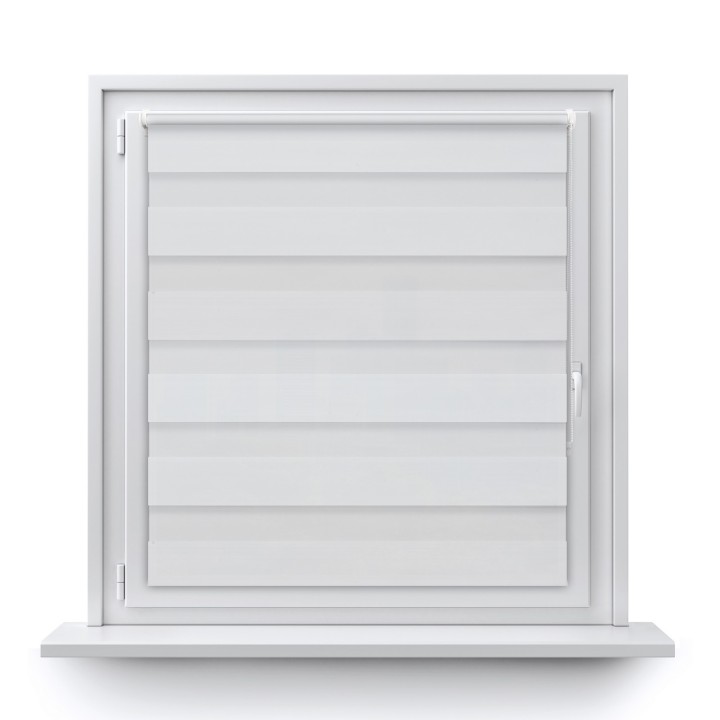 Roleta Mini Dzień Noc Zaciemniająca Margaret Biała Mrg 1