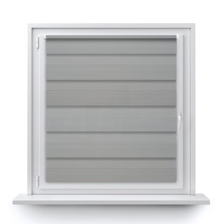 Roleta Mini Dzień Noc Zaciemniająca Margaret Jasnoszara Mrg-07