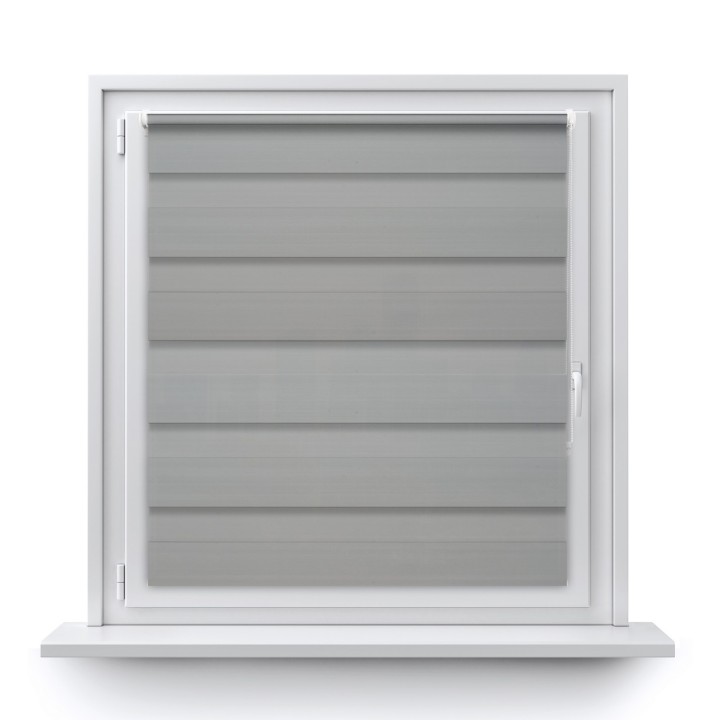 Roleta Mini Dzień Noc Zaciemniająca Margaret Jasnoszara Mrg-07