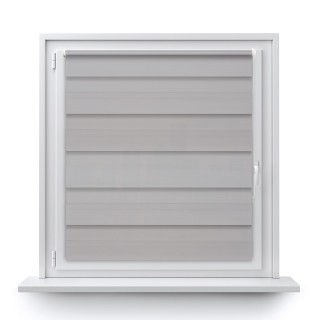 Roleta Mini Dzień Noc Zaciemniająca Margaret Szara Mrg-04