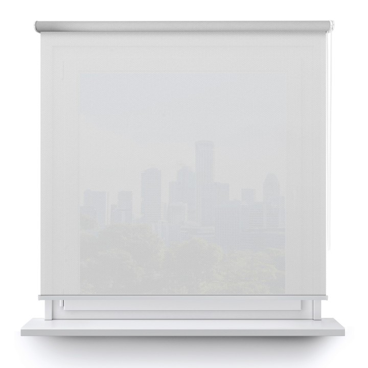 Roleta wolnowisząca Gładka Przyciemniająca Royal Biała 808