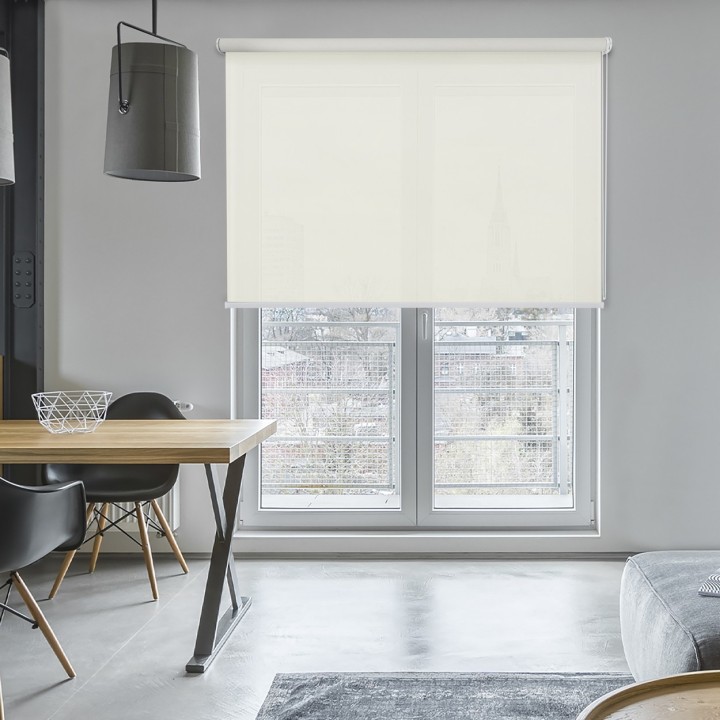 Roleta wolnowisząca Gładka Przyciemniająca Gładka Ecru 2079