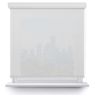 Roleta w kasecie aluminium Gładka Przyciemniająca Royal Biała 808