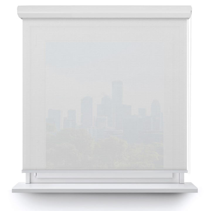 Roleta w kasecie aluminium Gładka Przyciemniająca Royal Biała 808