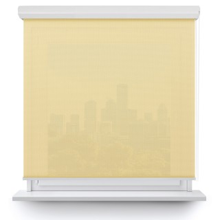 Roleta w kasecie aluminium Gładka Przyciemniająca Royal Kremowa 800