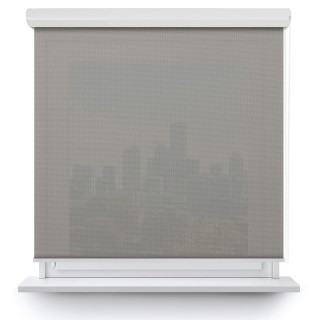 Roleta w kasecie aluminium Gładka Przyciemniająca Royal Popielata 815