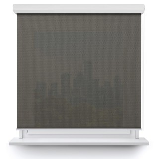 Roleta w kasecie aluminium Gładka Przyciemniająca Royal Szara 817