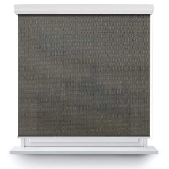 Roleta w kasecie aluminium Gładka Przyciemniająca Royal Szara 817