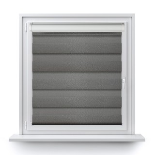 Roleta w kasecie PCV Dzień Noc Przyciemniająca Glossy Elegance bez prowadnic Ciemnoszara 15988