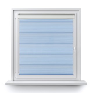 Roleta w kasecie PCV Dzień Noc Przyciemniająca Bahama XXIII bez prowadnic Niebieska Bh2307