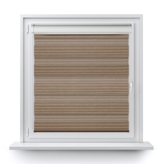 Roleta w kasecie PCV Dzień Noc Przyciemniająca Essential z prowadnicą Brązowa 1704