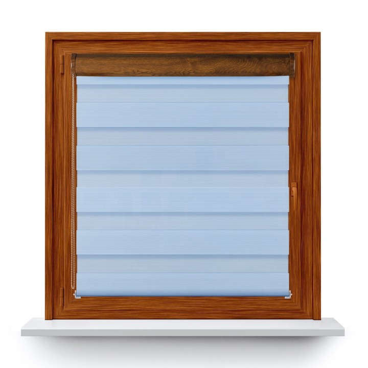 Roleta w kasecie PCV Dzień Noc Przyciemniająca Bahama XXIII bez prowadnic Niebieska Bh2307