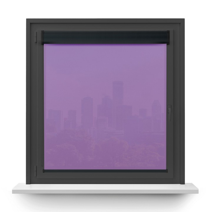 Roleta w kasecie PCV Gładka Przyciemniająca Gładka bez prowadnic Różowa 521