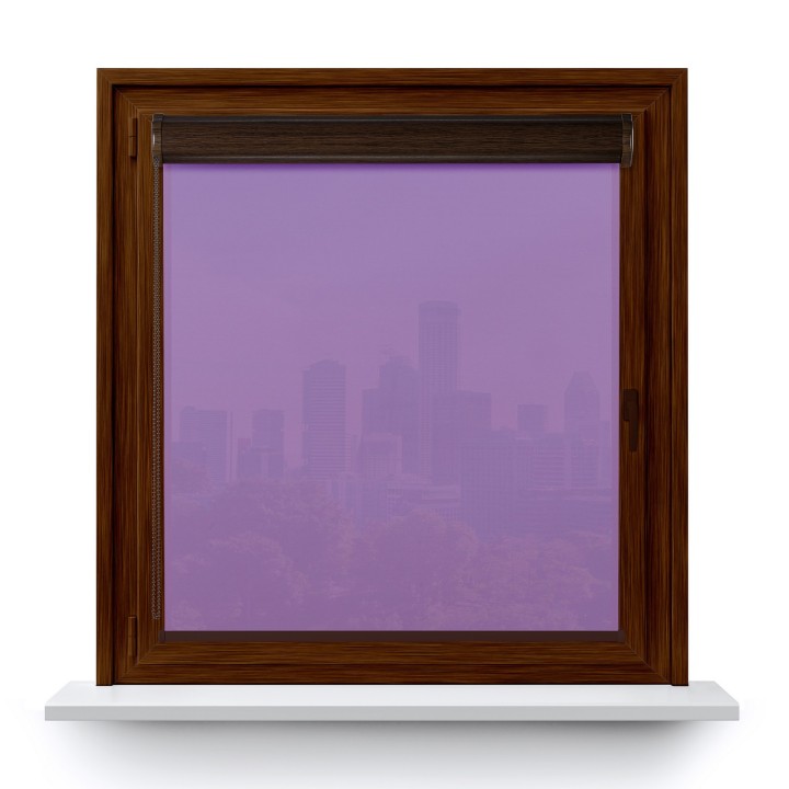 Roleta w kasecie PCV Gładka Przyciemniająca Gładka bez prowadnic Różowa 521