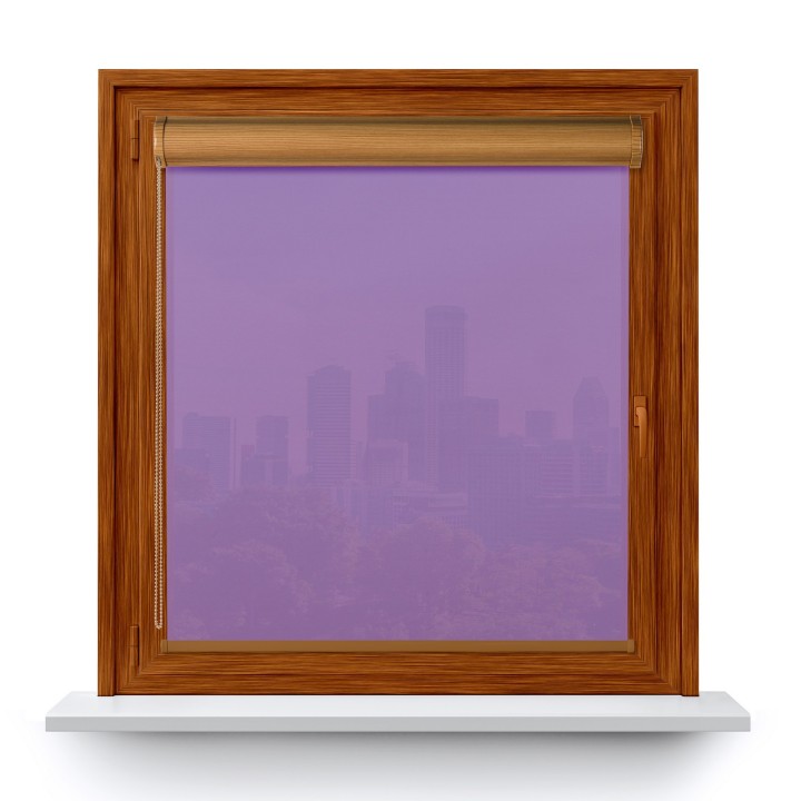 Roleta w kasecie PCV Gładka Przyciemniająca Gładka bez prowadnic Różowa 521