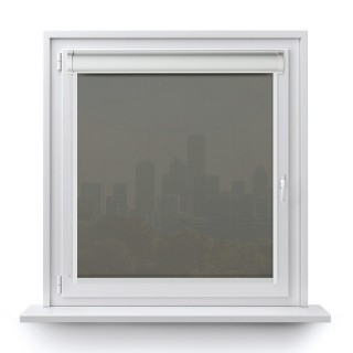 Roleta w kasecie PCV Gładka Przyciemniająca Gładka bez prowadnic Szara 527