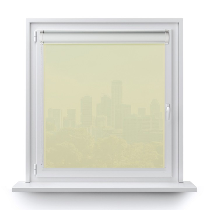 Roleta w kasecie PCV Gładka Przyciemniająca Gładka bez prowadnic Kremowa 531