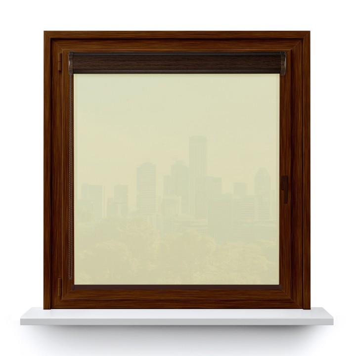 Roleta w kasecie PCV Gładka Przyciemniająca Gładka bez prowadnic Kremowa 531