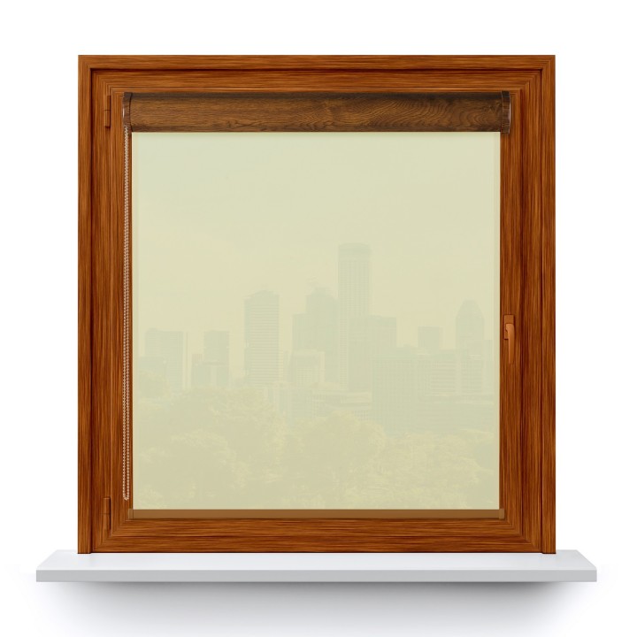 Roleta w kasecie PCV Gładka Przyciemniająca Gładka bez prowadnic Kremowa 531