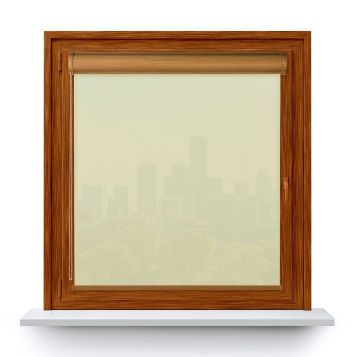 Roleta w kasecie PCV Gładka Przyciemniająca Gładka bez prowadnic Kremowa 531