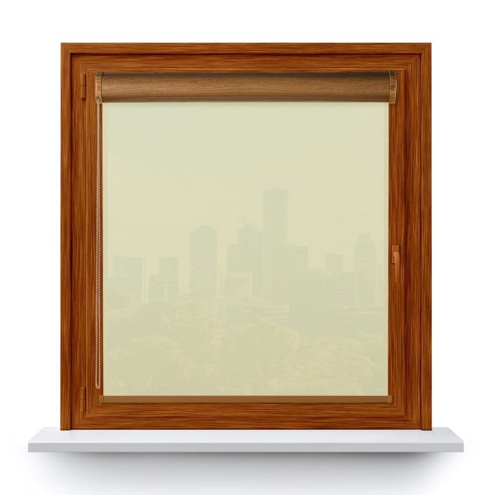 Roleta w kasecie PCV Gładka Przyciemniająca Gładka bez prowadnic Kremowa 531