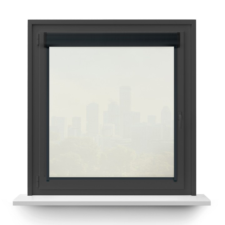 Roleta w kasecie PCV Gładka Przyciemniająca Gładka z prowadnicą Ecru 2079