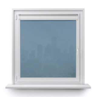 Roleta w kasecie PCV Gładka Przyciemniająca Gładka z prowadnicą Niebieska 510