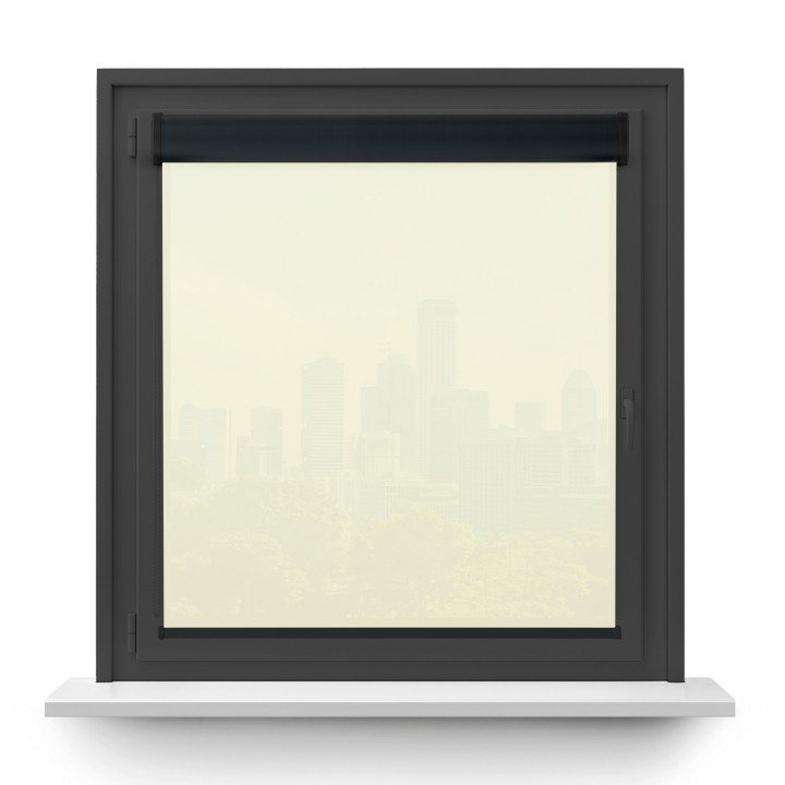 Roleta w kasecie PCV Gładka Przyciemniająca Gładka bez prowadnic Ecru Gl02