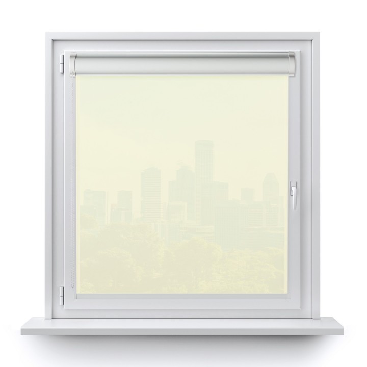 Roleta w kasecie PCV Gładka Przyciemniająca Gładka bez prowadnic Ecru Gl02