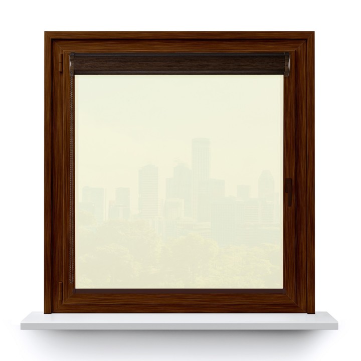 Roleta w kasecie PCV Gładka Przyciemniająca Gładka bez prowadnic Ecru Gl02