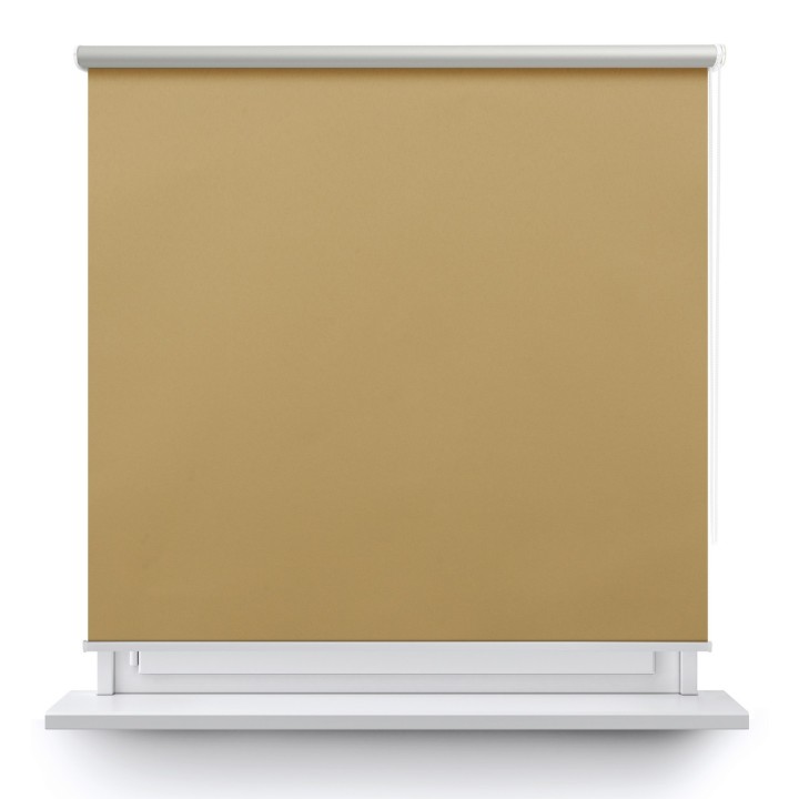 Roleta wolnowisząca Gładka Zaciemniająca Termo Zaciemniająca Beżowa 53