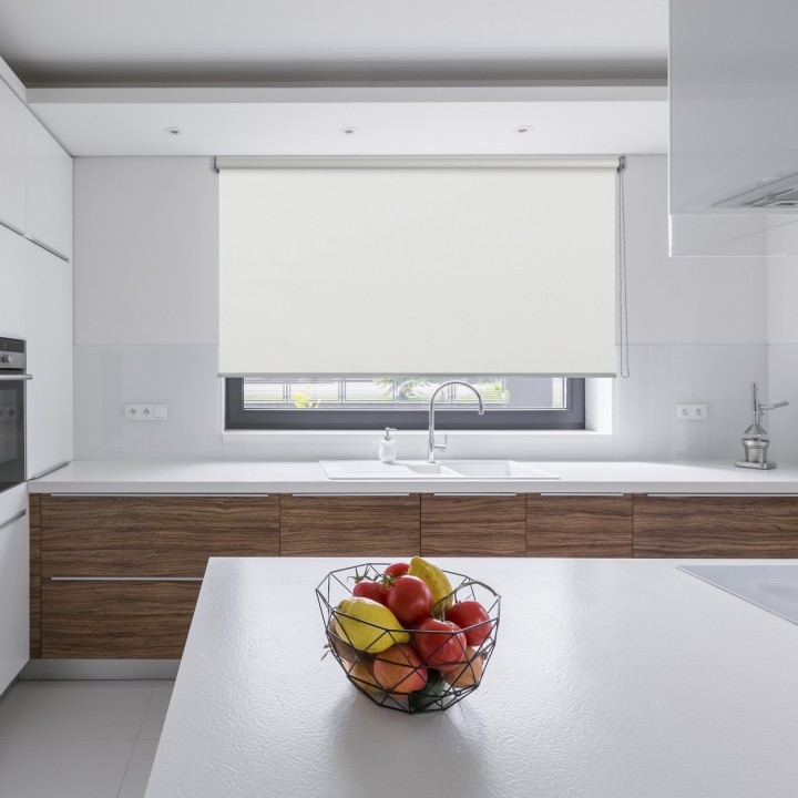 Roleta wolnowisząca Gładka Zaciemniająca Termo Zaciemniająca Biała 51