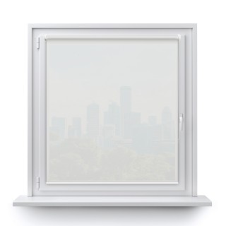 Roleta Mini Gładka Przyciemniająca Gładka Biała Gl01