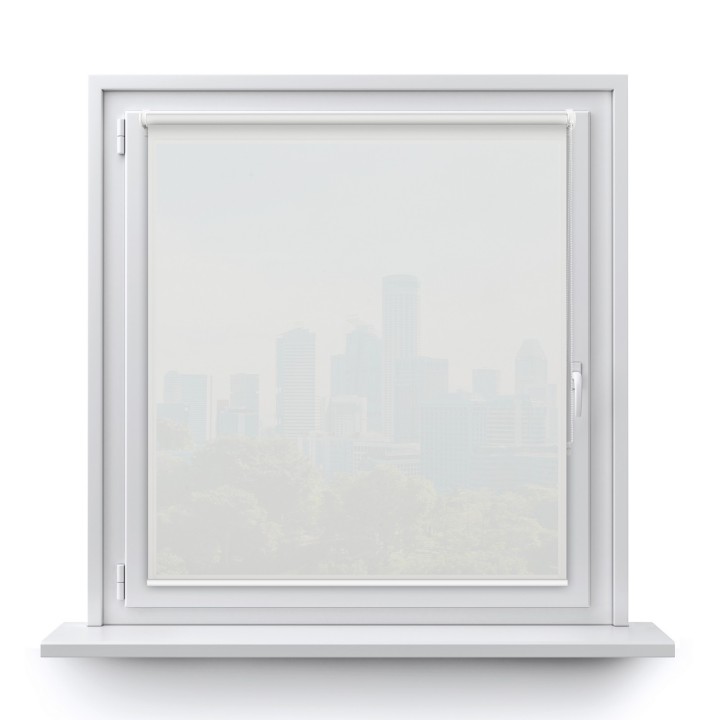 Roleta Mini Gładka Przyciemniająca Gładka Biała Gl01