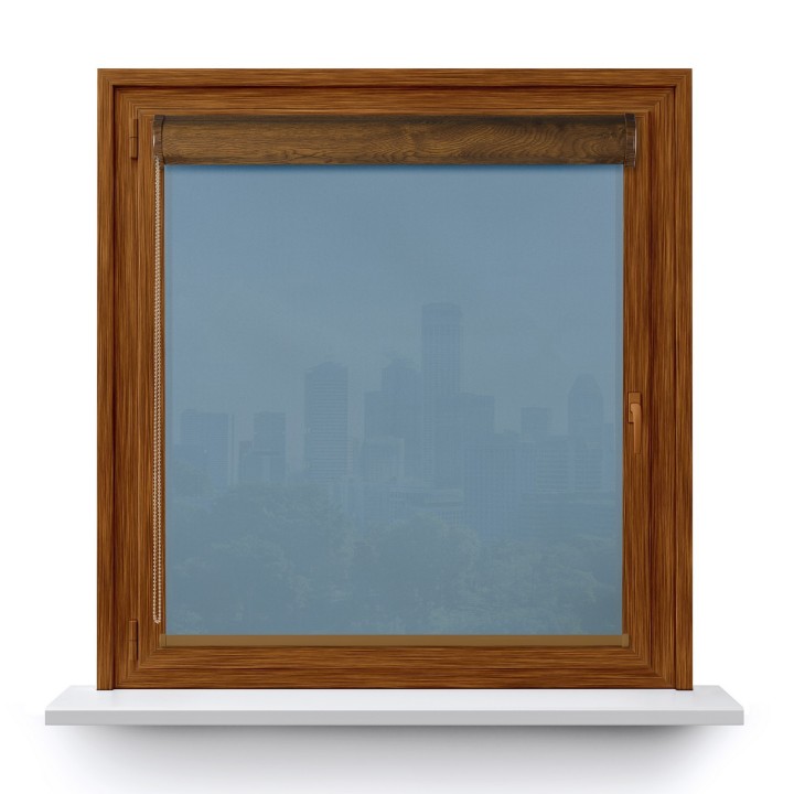 Roleta w kasecie PCV Gładka Przyciemniająca Gładka bez prowadnic Niebieska 510