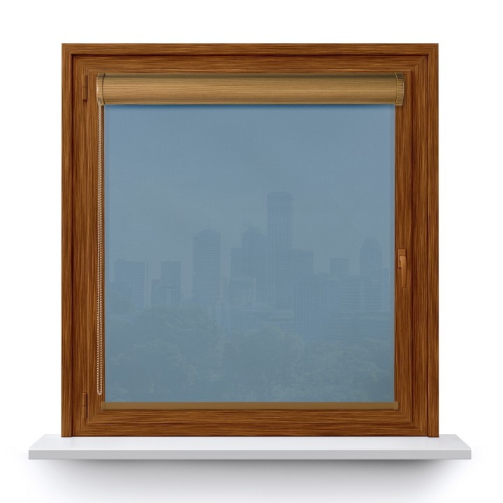 Roleta w kasecie PCV Gładka Przyciemniająca Gładka bez prowadnic Niebieska 510